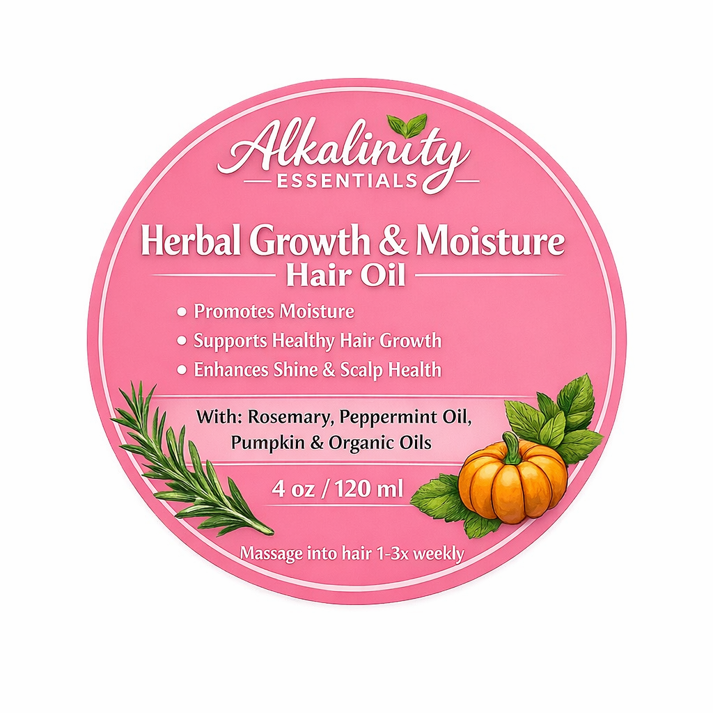 Herbal Growth & Moisture Hair Oil 4 oz