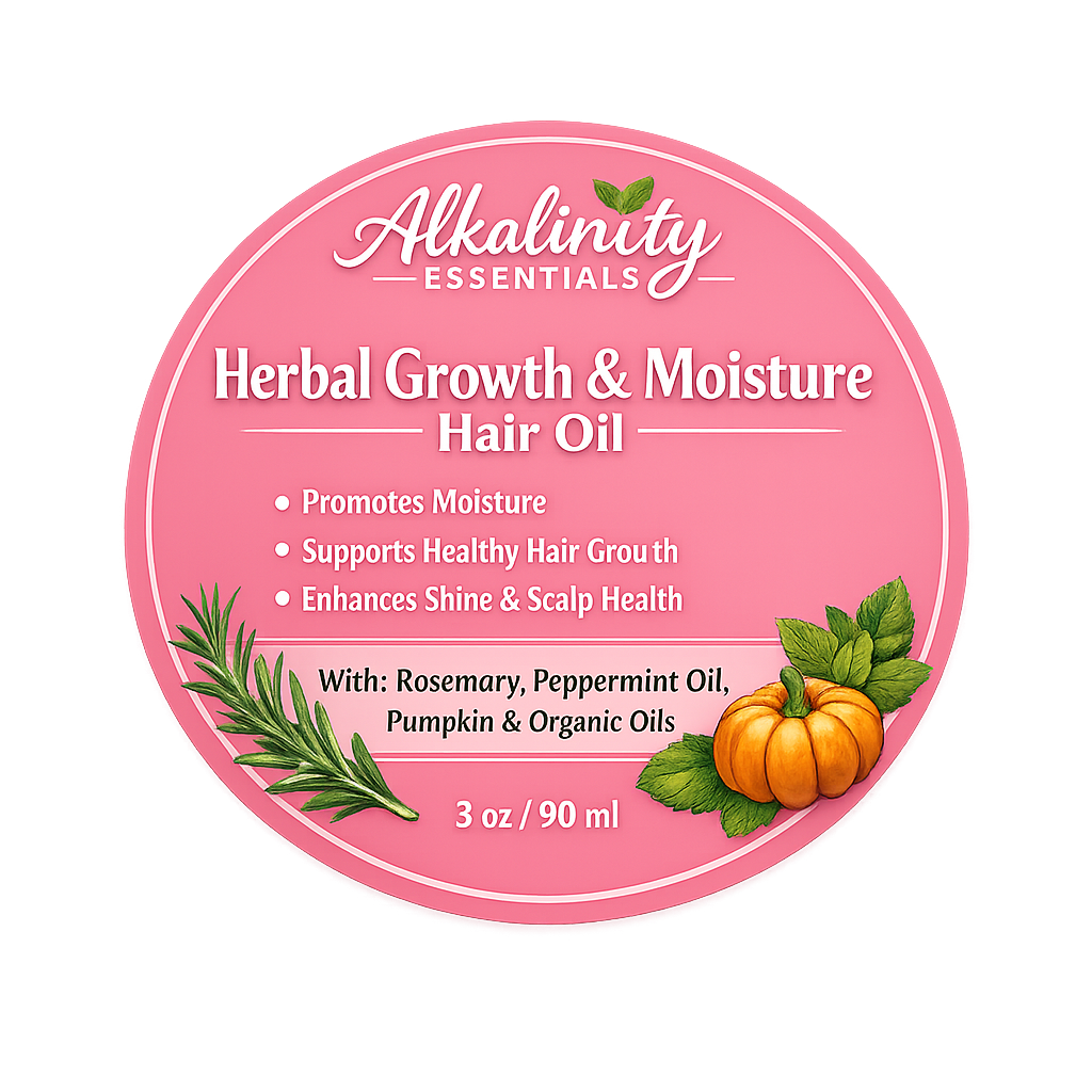 Herbal Growth & Moisture Hair Oil 3oz