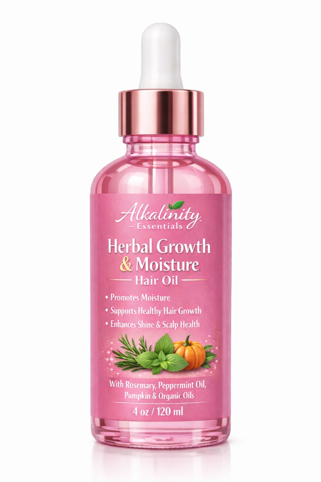 Herbal Growth & Moisture Hair Oil 4 oz