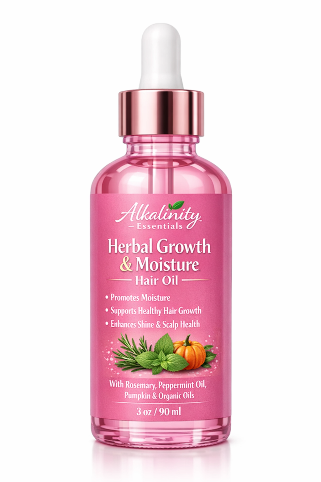 Herbal Growth & Moisture Hair Oil 3oz